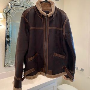 VSKA faux leather jacket, NWT. XXL fits like M